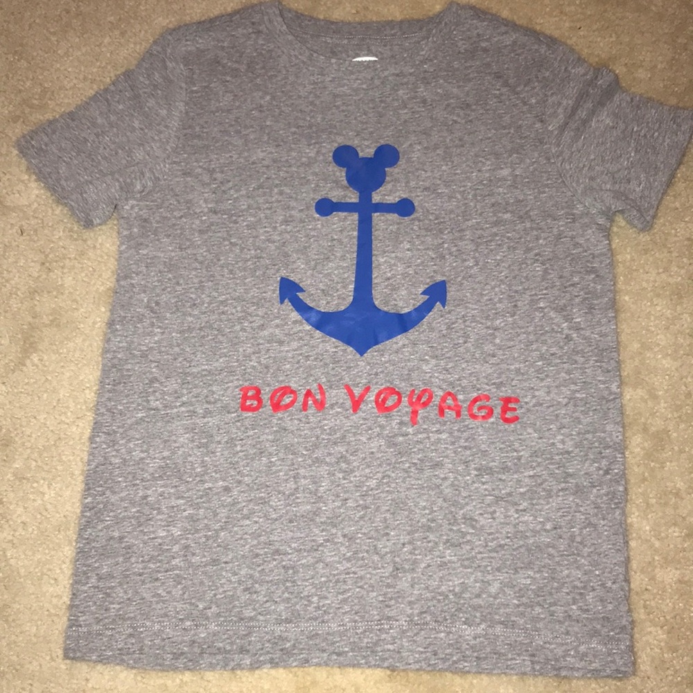 Boys Disney Cruise Bon Voyage Tee size 8